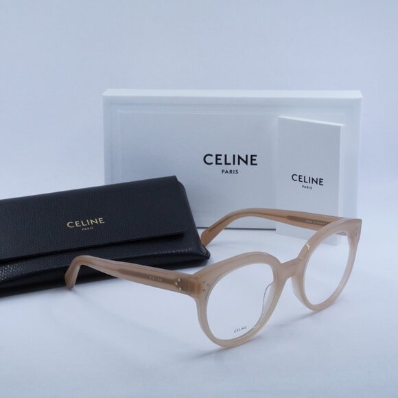 🕶️ New Celine CL50093I 072 Eyeglasses - Shiny Milky Pink Frame - Picture 10 of 10